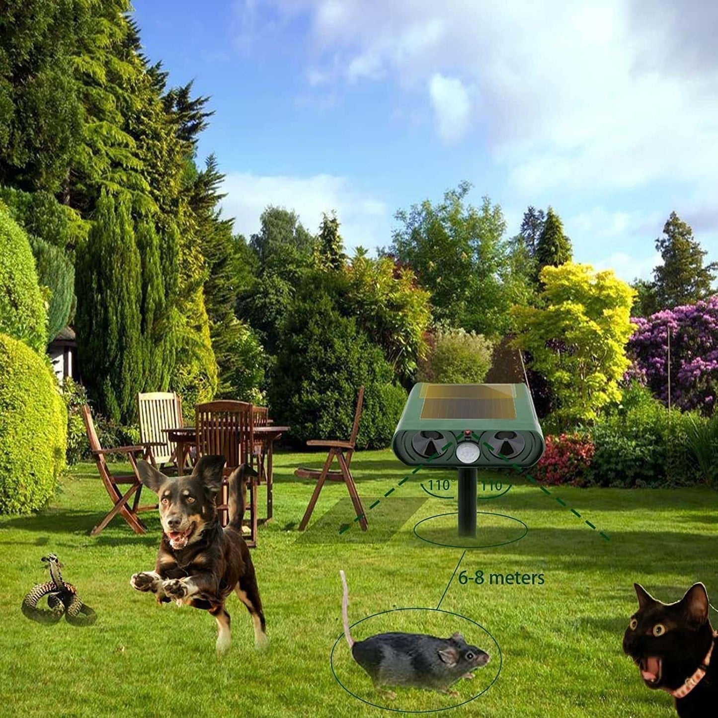 Solar-Powered Pest Defense